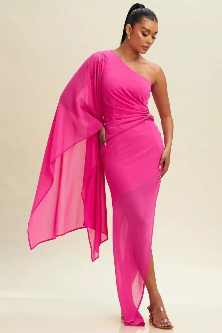 Vestido Largo Gold Accent One S Dress