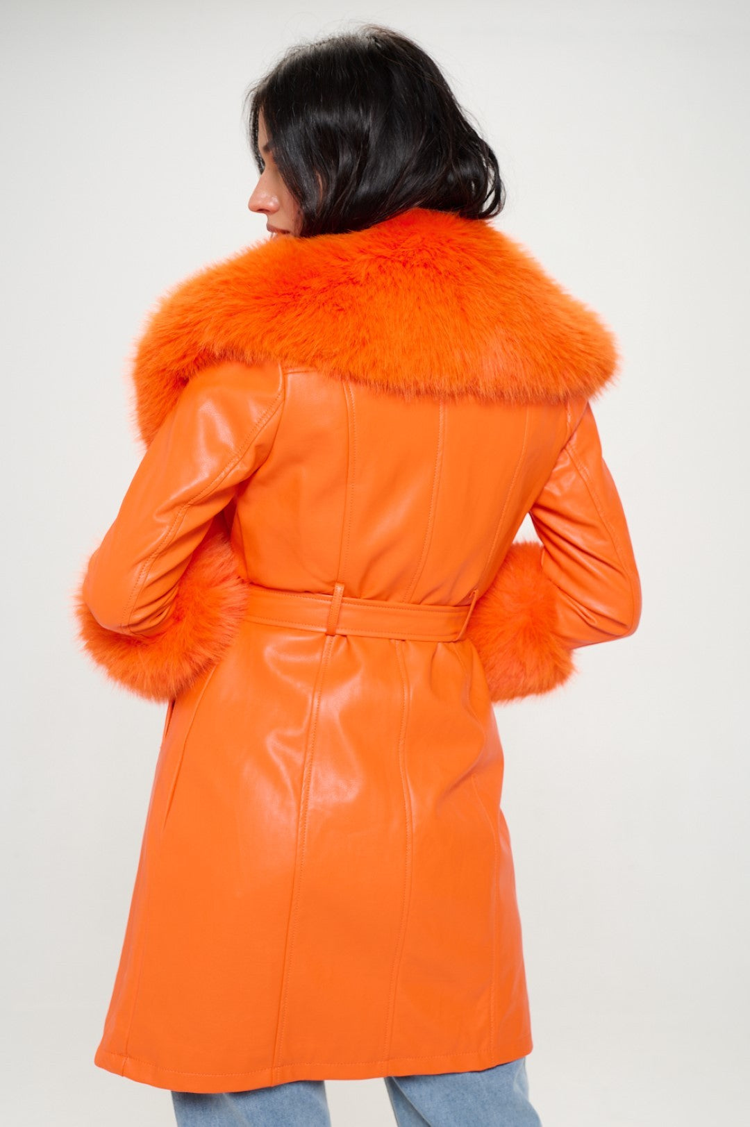 Campera Long Butter Soft Vegan Leather