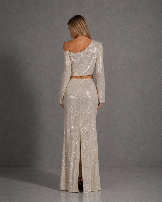 Set Lentejuelas Champagne