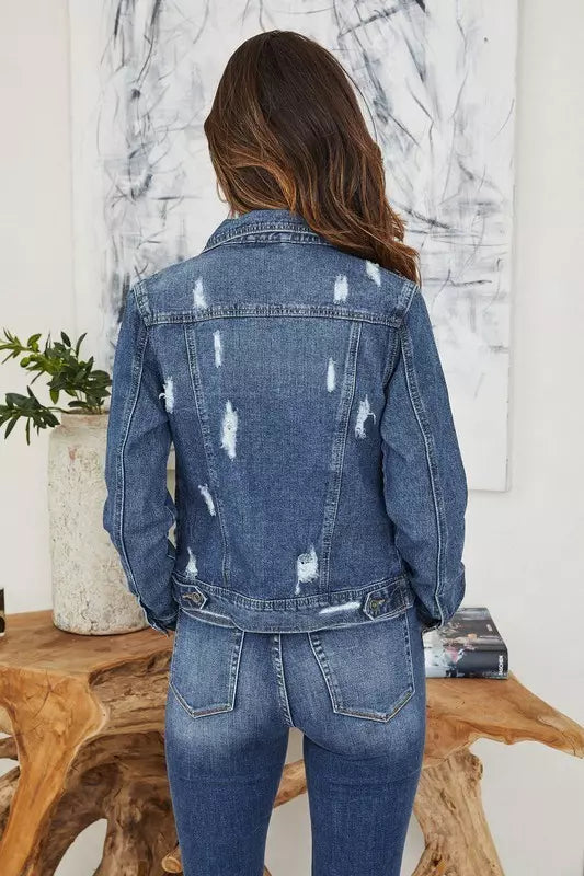 Campera Button Down Denim Jacket