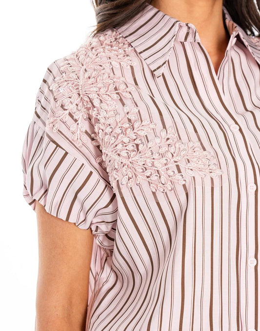 PRE ORDER Camisa Pink Rayas