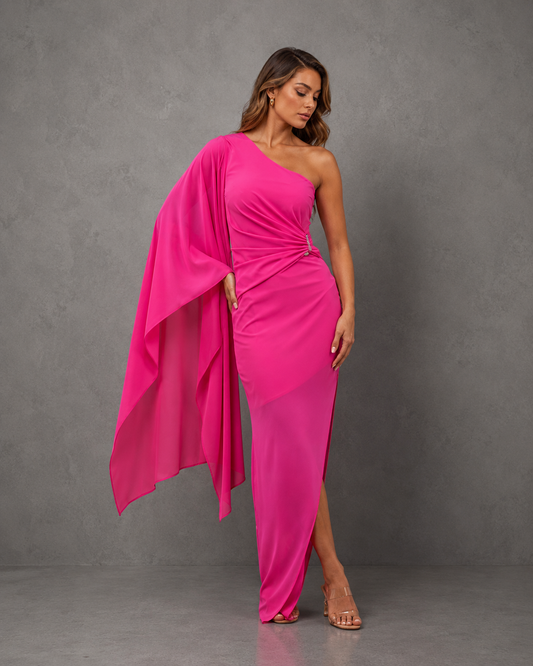 Vestido Largo Gold Accent One S Dress