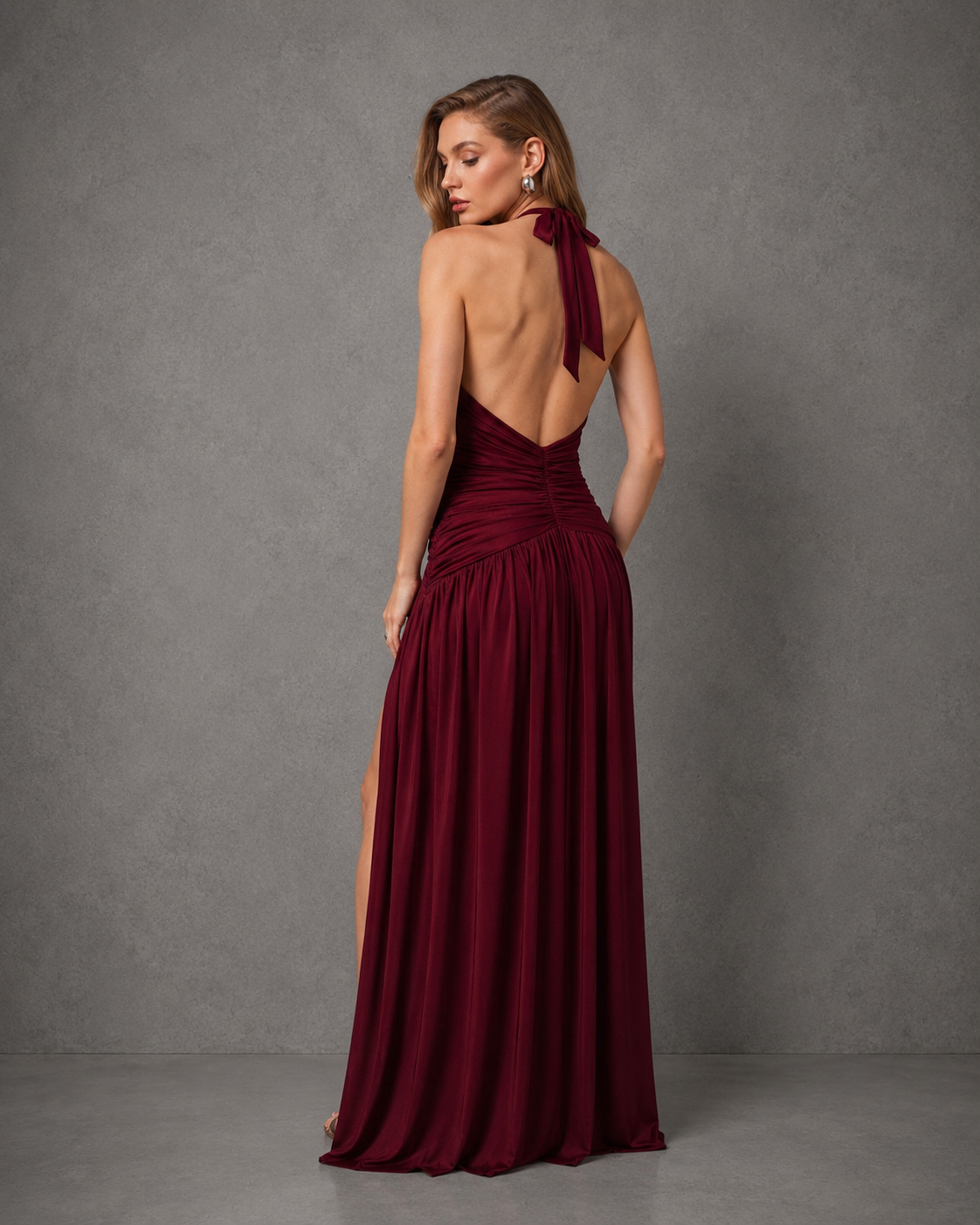 Vestido Bordo