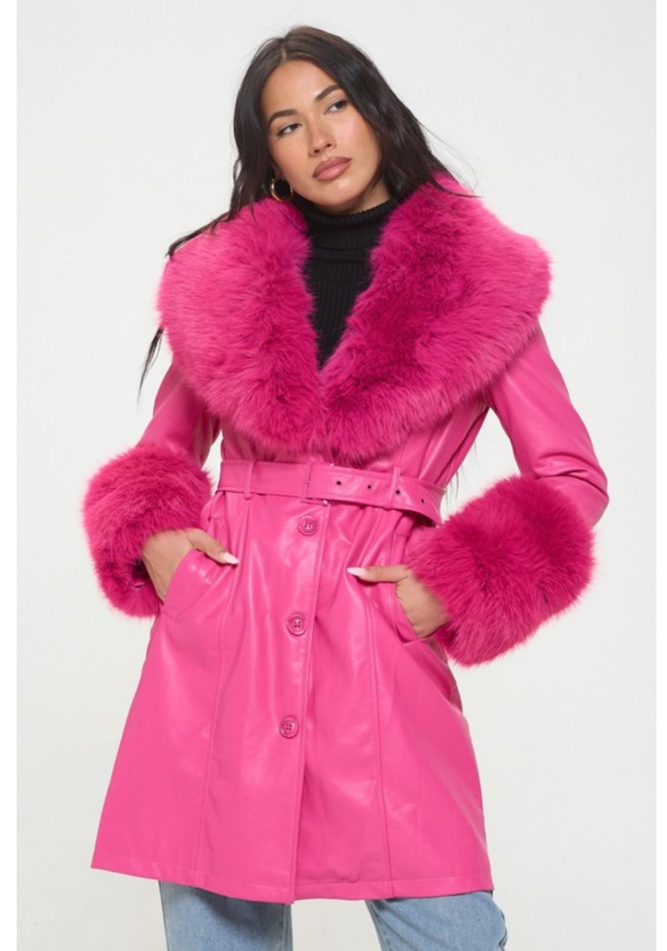 Campera Long Butter Soft Vegan Leather