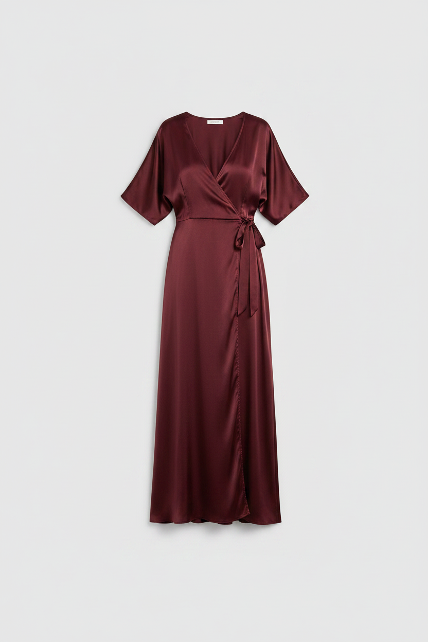 Vestido Kimono Satin