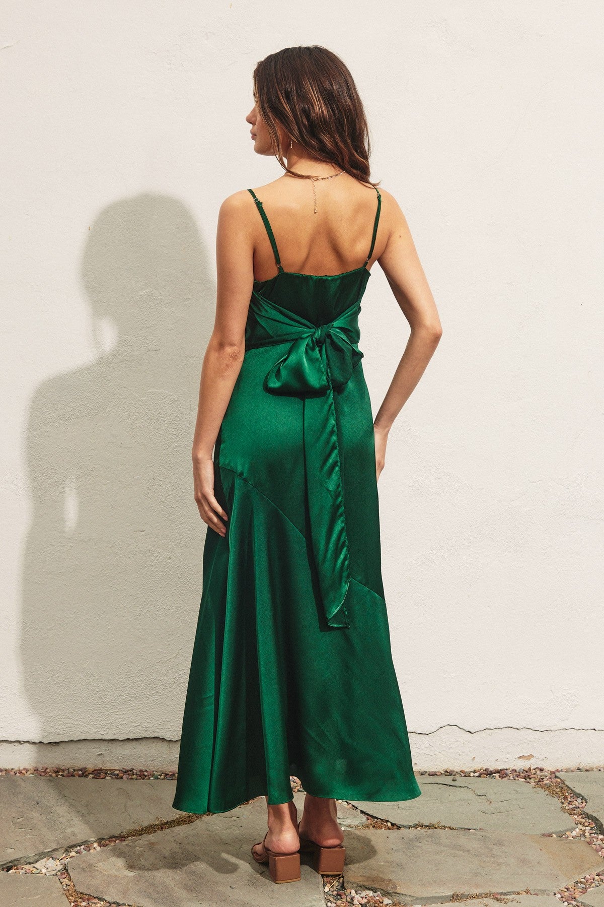 Vestido Largo Refelction Tie Back Dress
