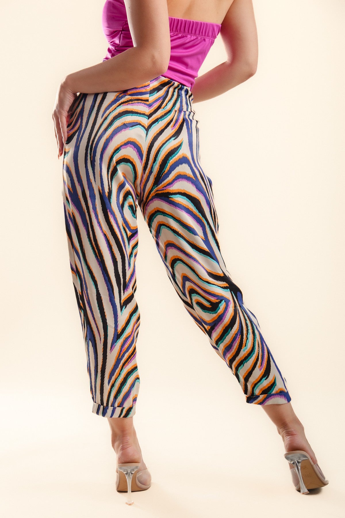Multi Zebra Pants