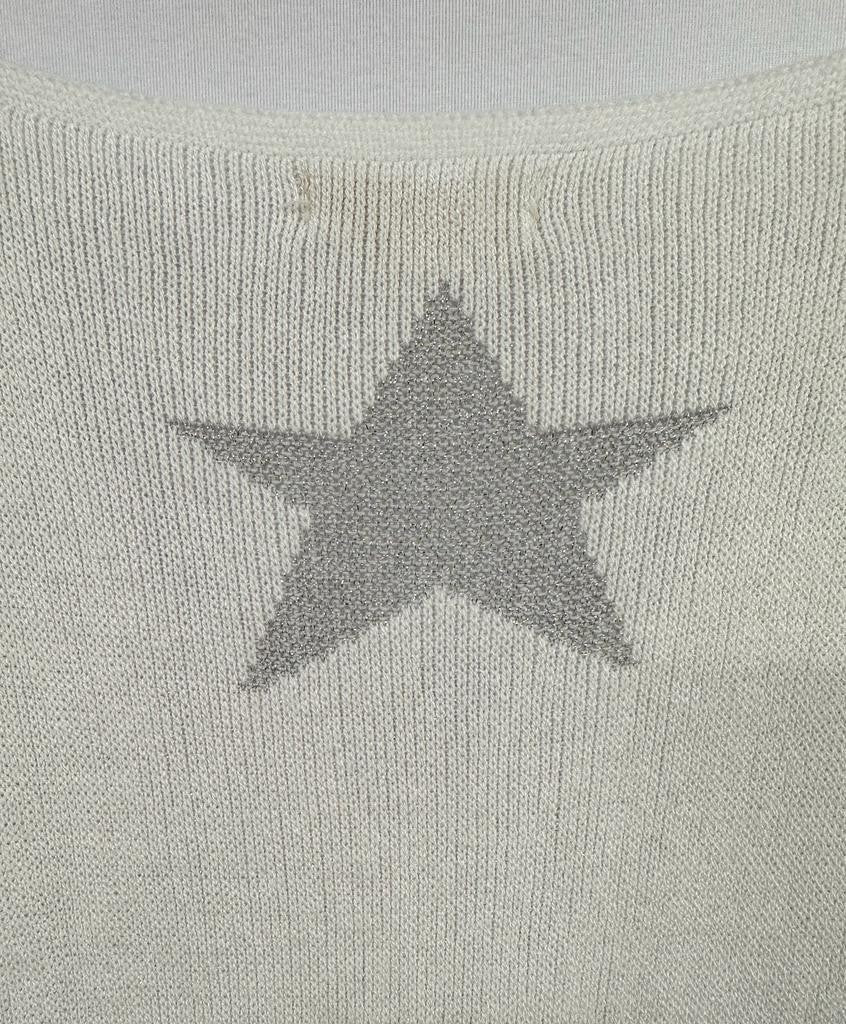 PRE ORDER Sweater Silver Rock Star Logo