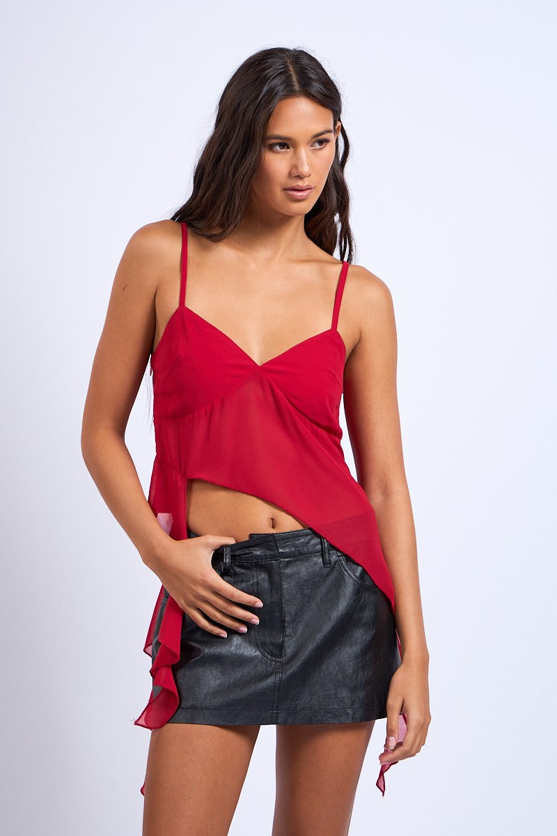 Assymetrical Crop Top