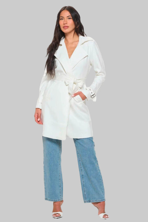 Trench Long Butter Soft Vegan Leather