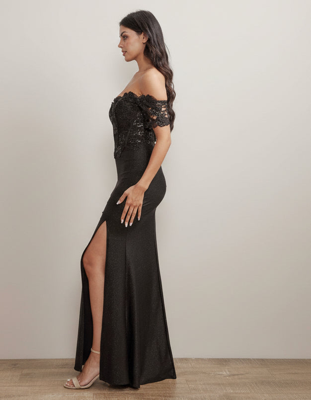 Vestido Corset Maxi Dress