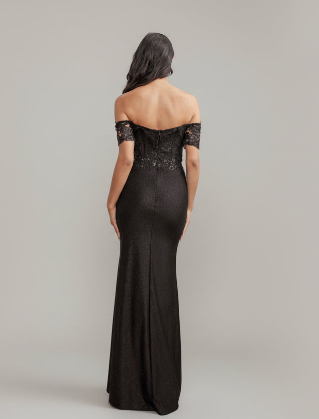 Vestido Corset Maxi Dress