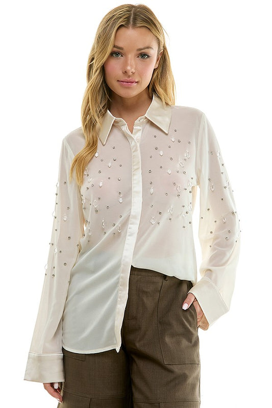 PRE ORDER Camisa Perla