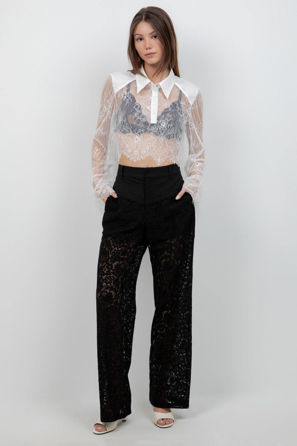 Camisa Lace Bodice