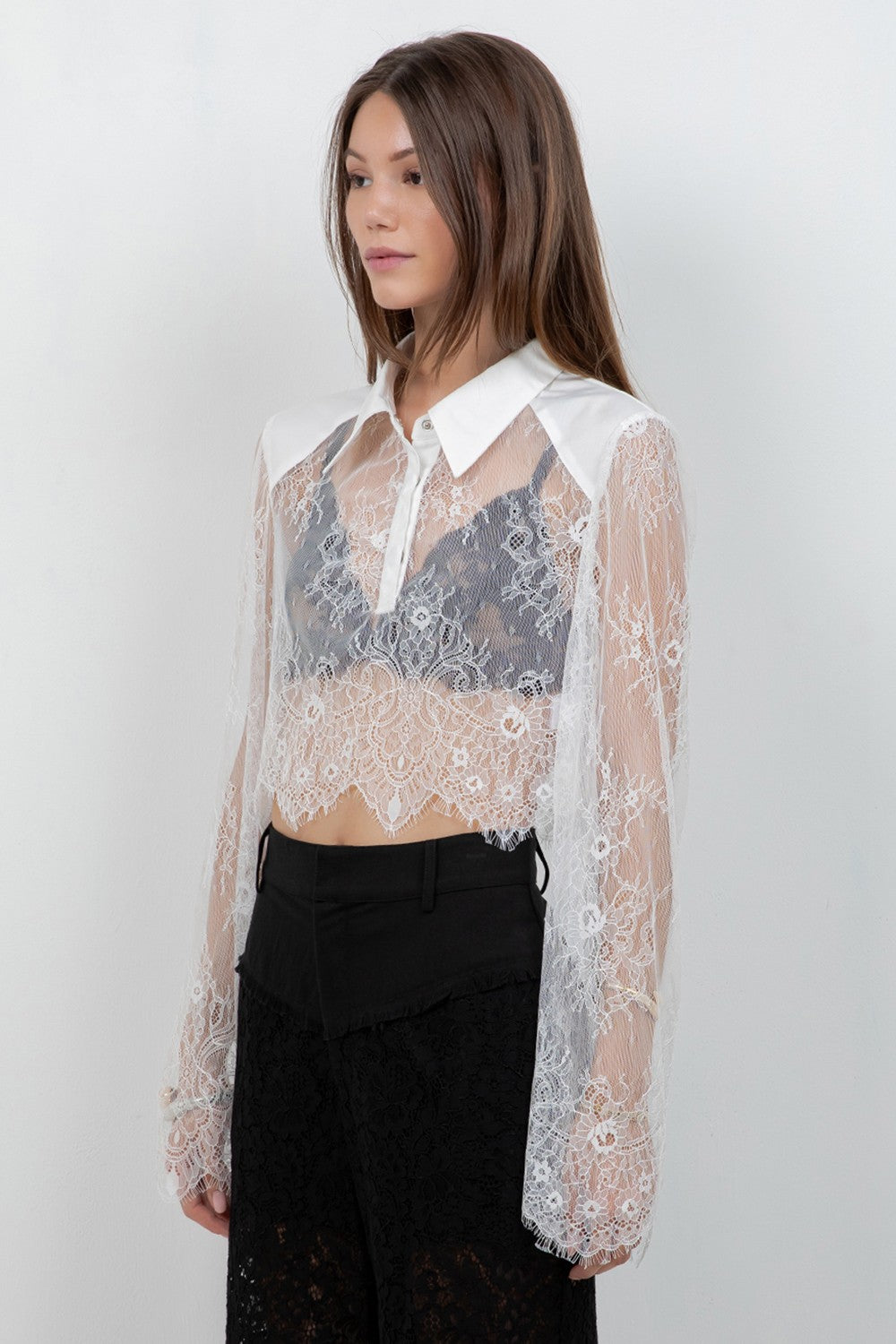 Camisa Lace Bodice