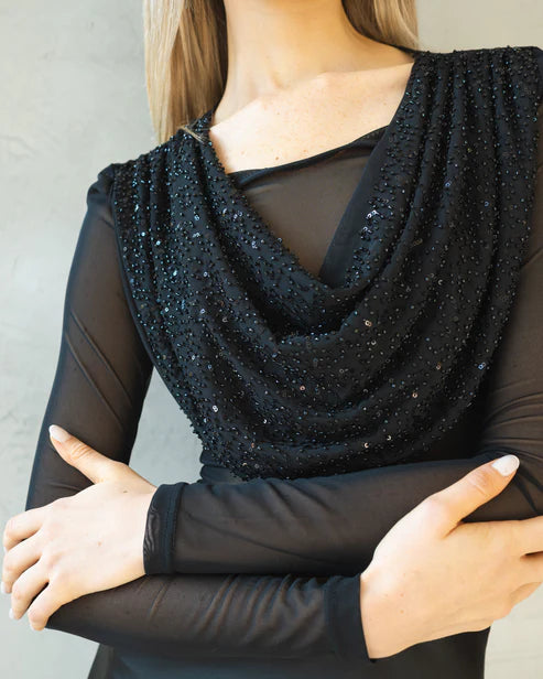 TOP COWL NECK