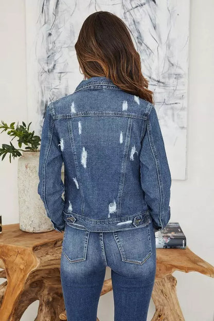 Campera Button Down Denim Jacket