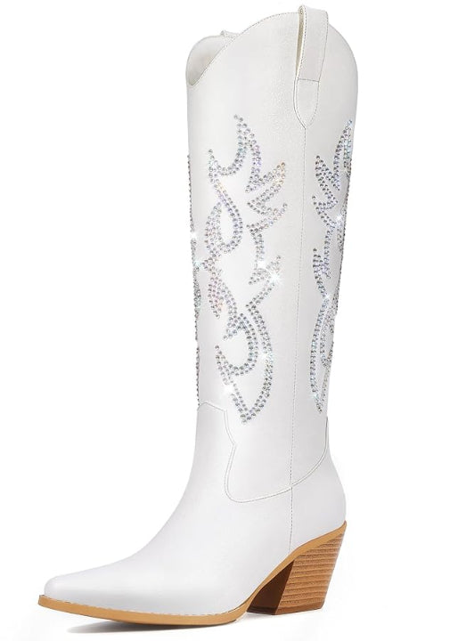 botas blancas