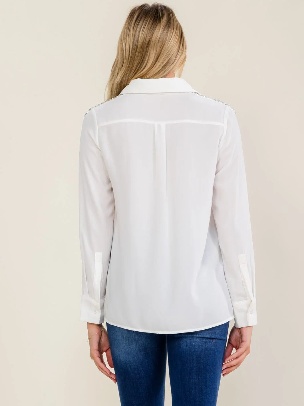 PRE ORDER Camisa Shoulder Bling