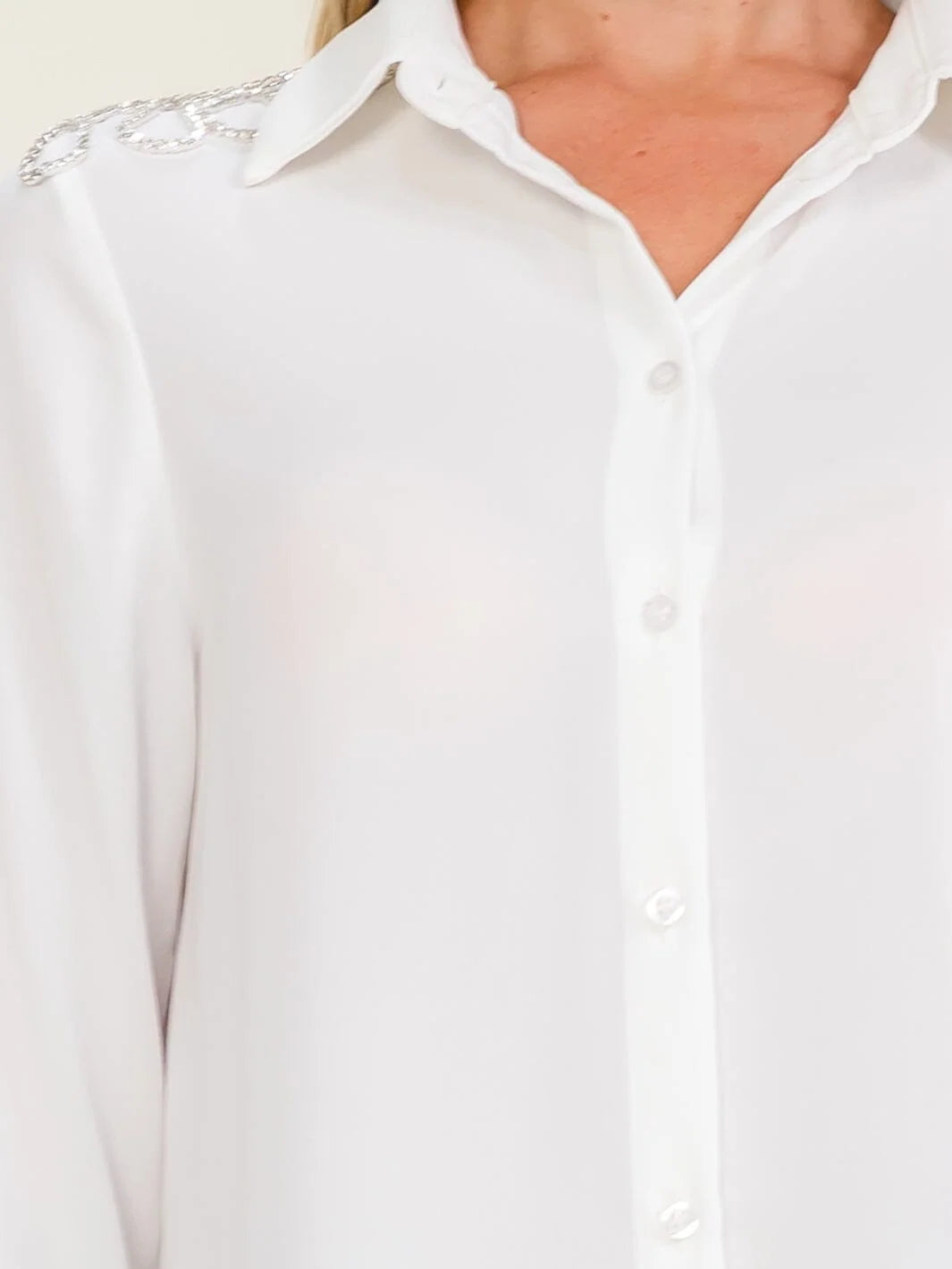 PRE ORDER Camisa Shoulder Bling