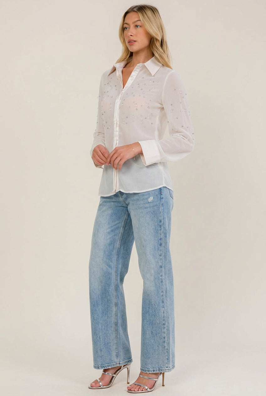 PRE ORDER Camisa Perla