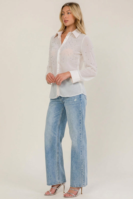 PRE ORDER Camisa Perla