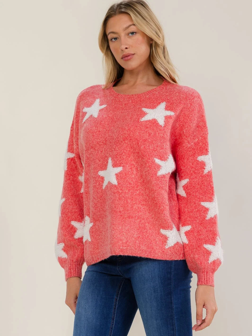 PRE ORDER Sweater Star Red