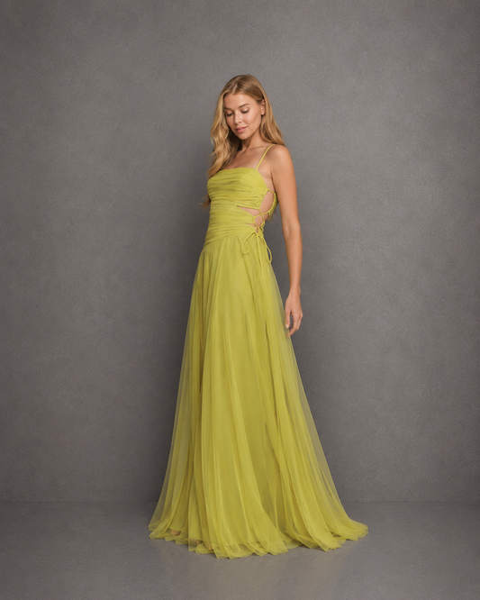 Vestido Largo de Fiesta Cut Out Maxi Dress