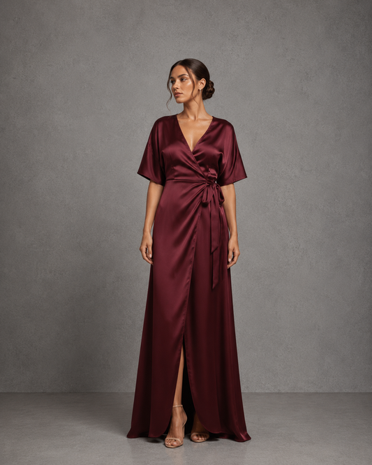 Vestido Kimono Satin