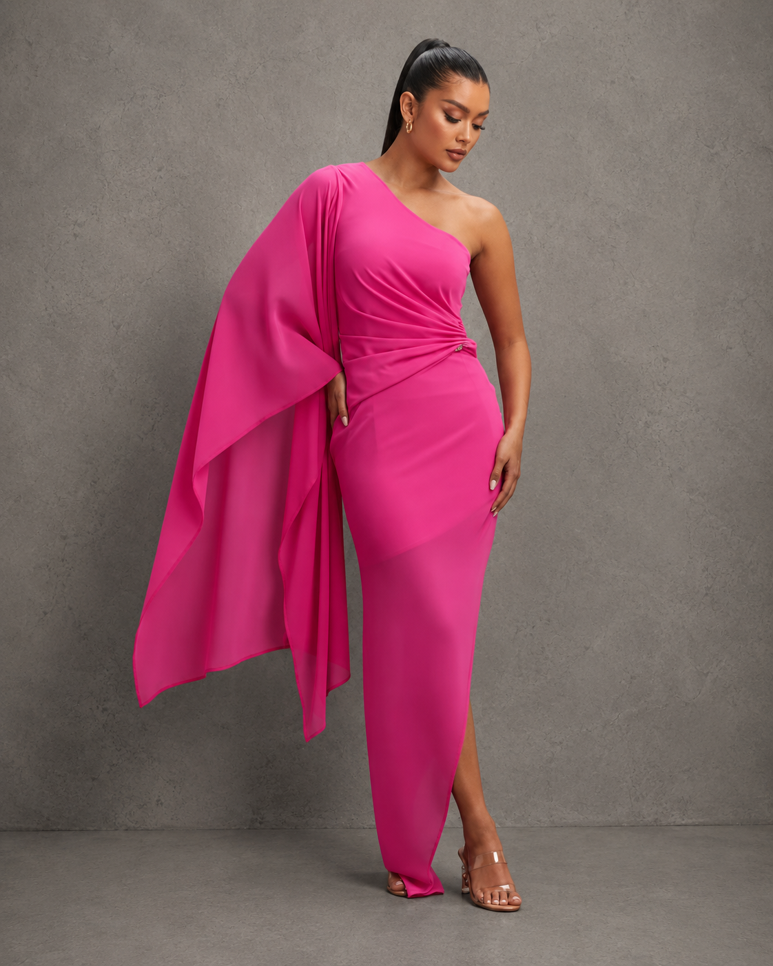 Vestido Largo Gold Accent One S Dress