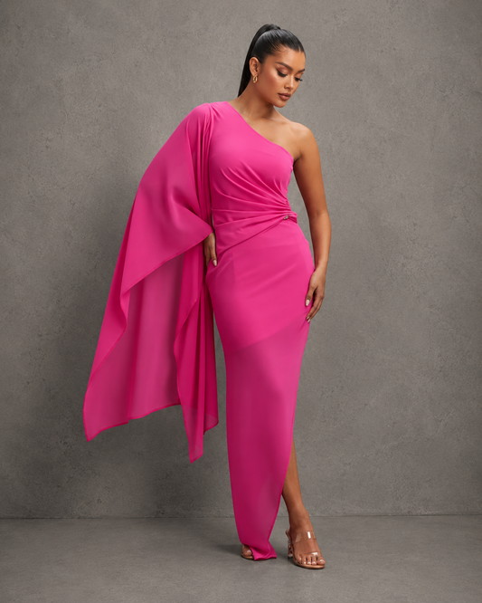 Vestido Largo Gold Accent One S Dress
