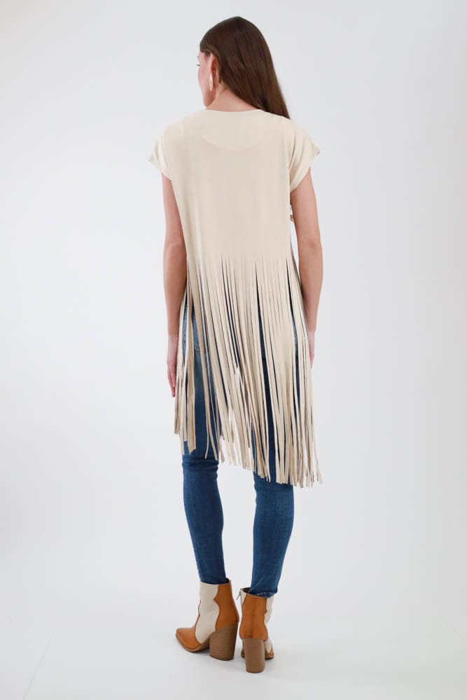 Remera flecos