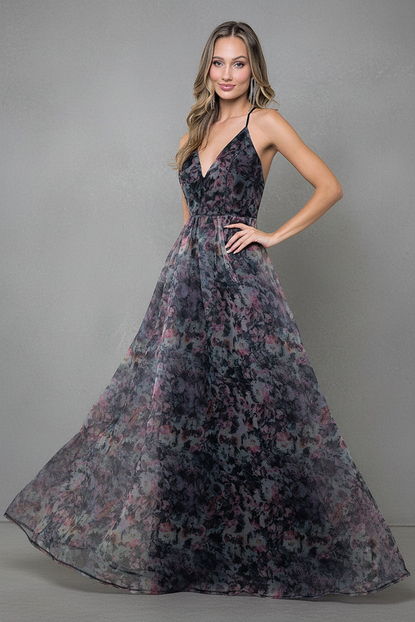 VESTIDO LARGO DE FIESTA