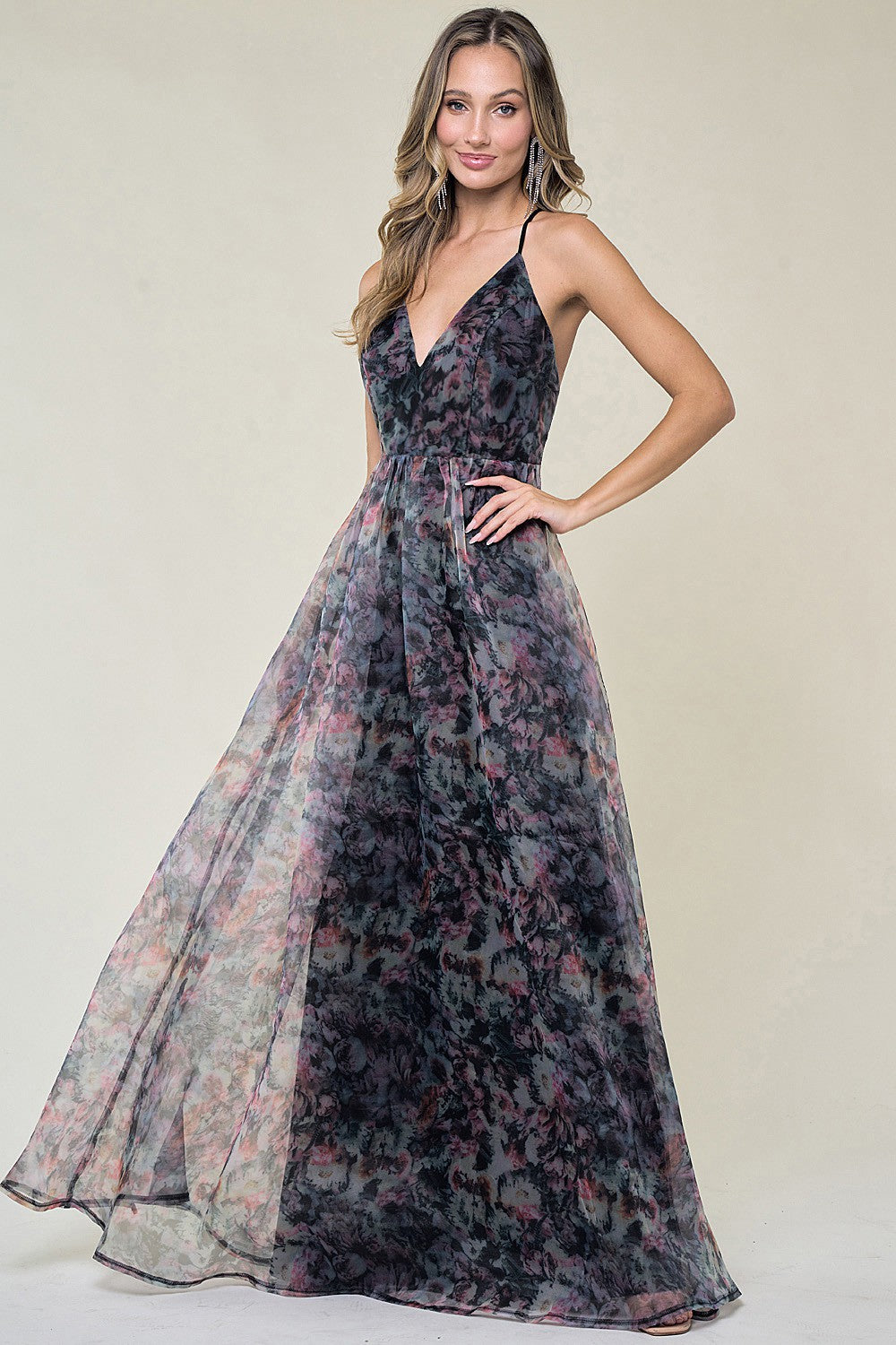 VESTIDO LARGO DE FIESTA