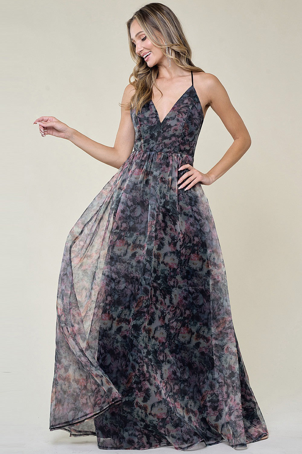 VESTIDO LARGO DE FIESTA
