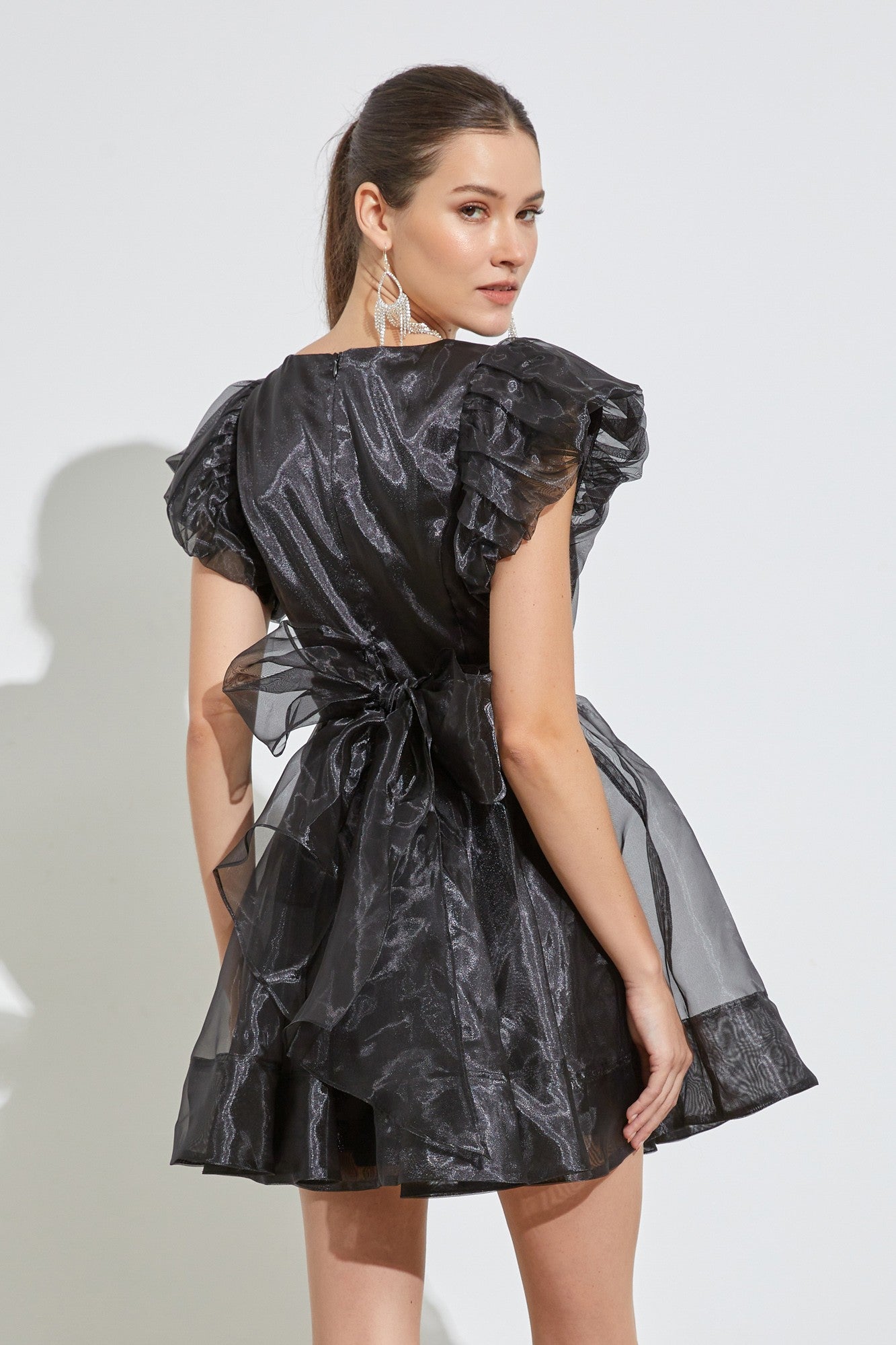 Vestido Corto Ruffle