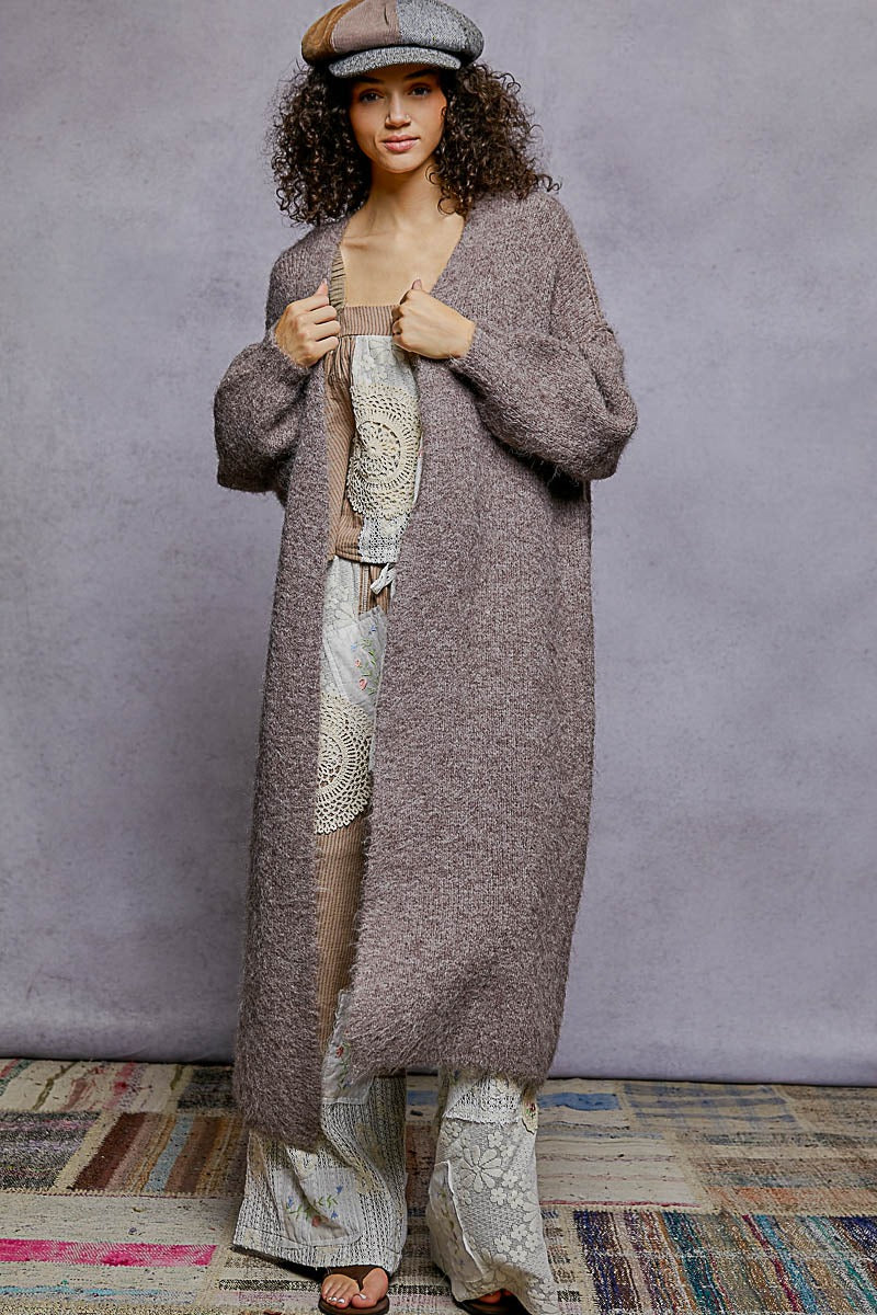 CARDIGAN ASH CHOCO