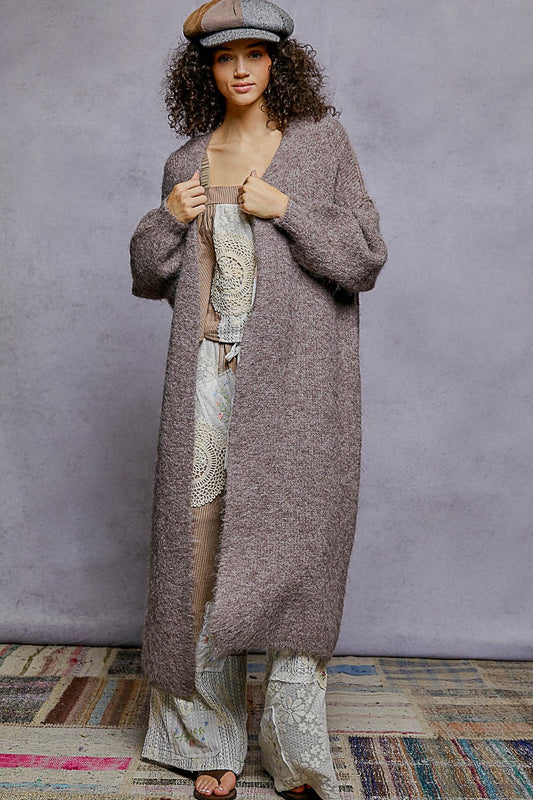 CARDIGAN ASH CHOCO