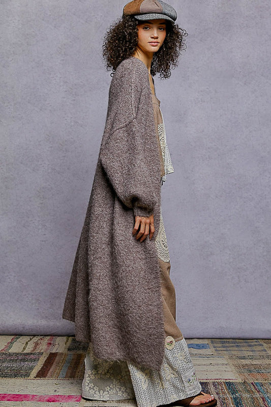 CARDIGAN ASH CHOCO