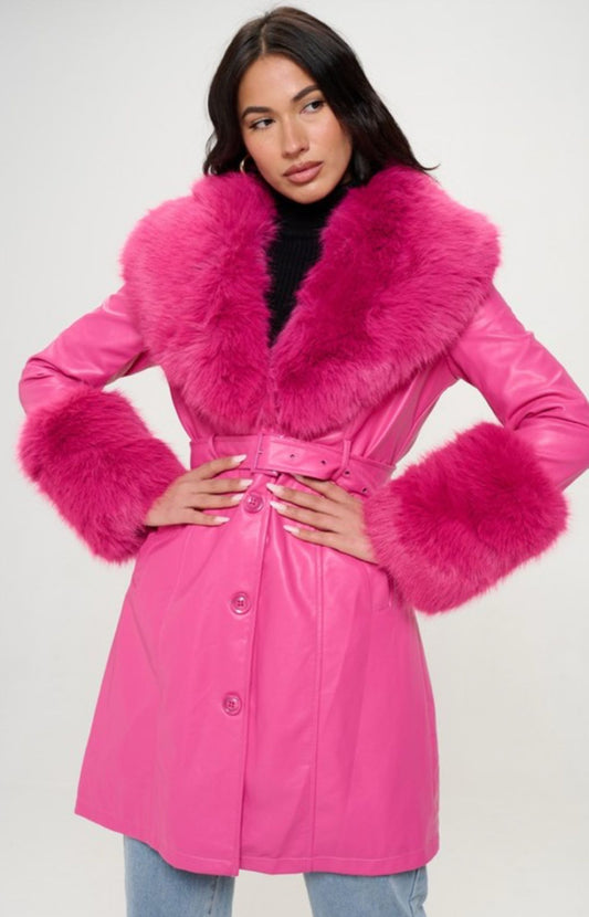 Campera Long Butter Soft Vegan Leather