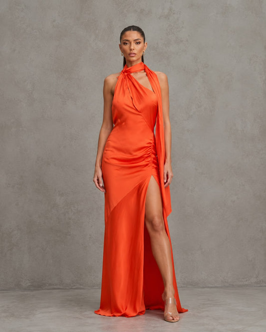 Vestido Satin Drape One