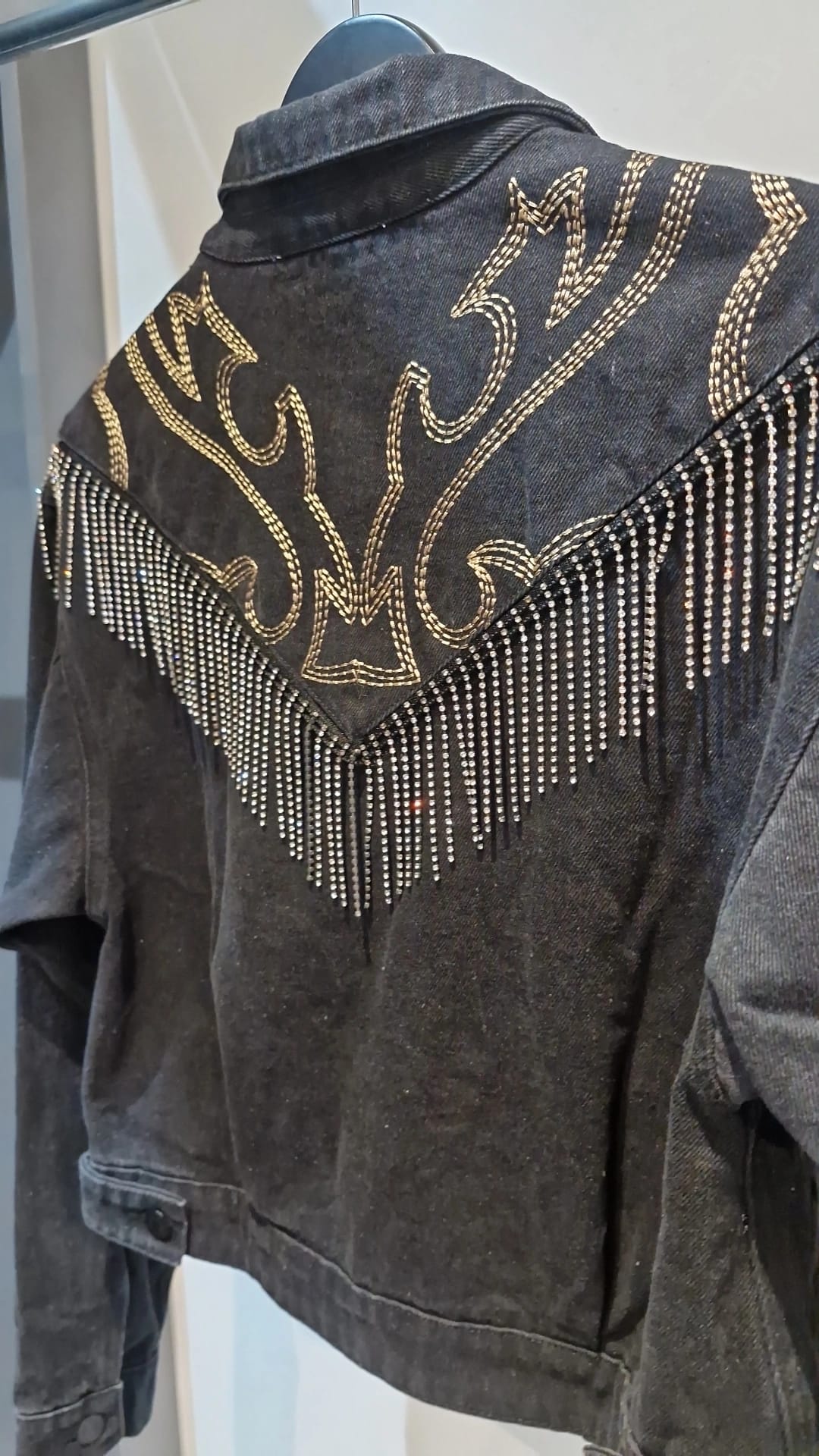 Jacket Rhinestone Fringe