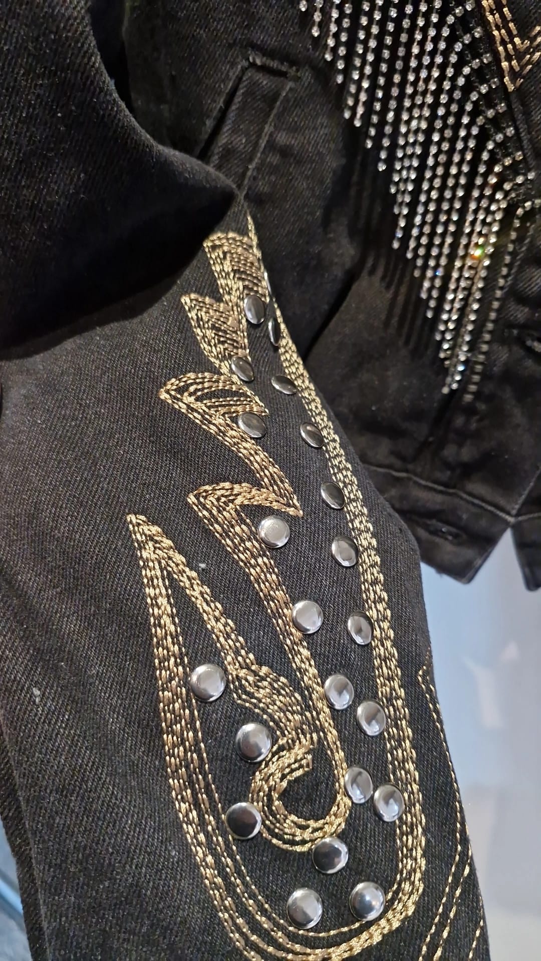 Jacket Rhinestone Fringe