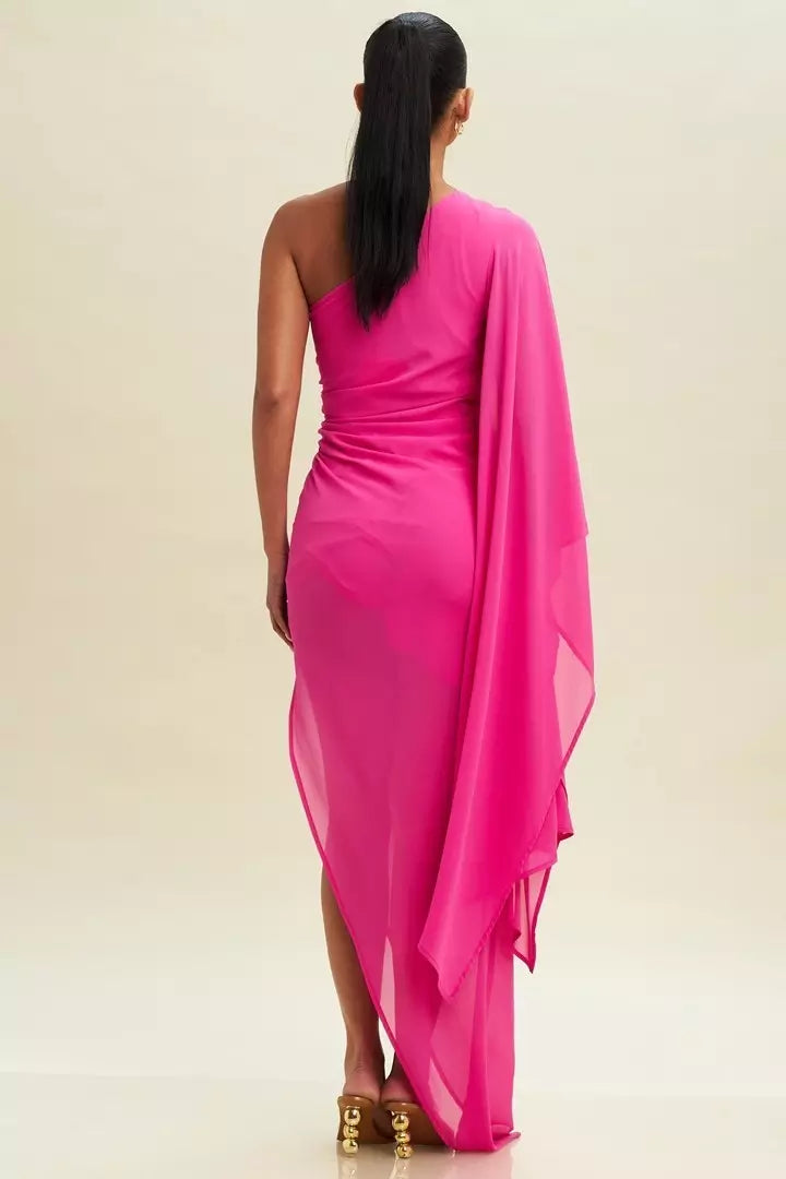 Vestido Largo Gold Accent One S Dress